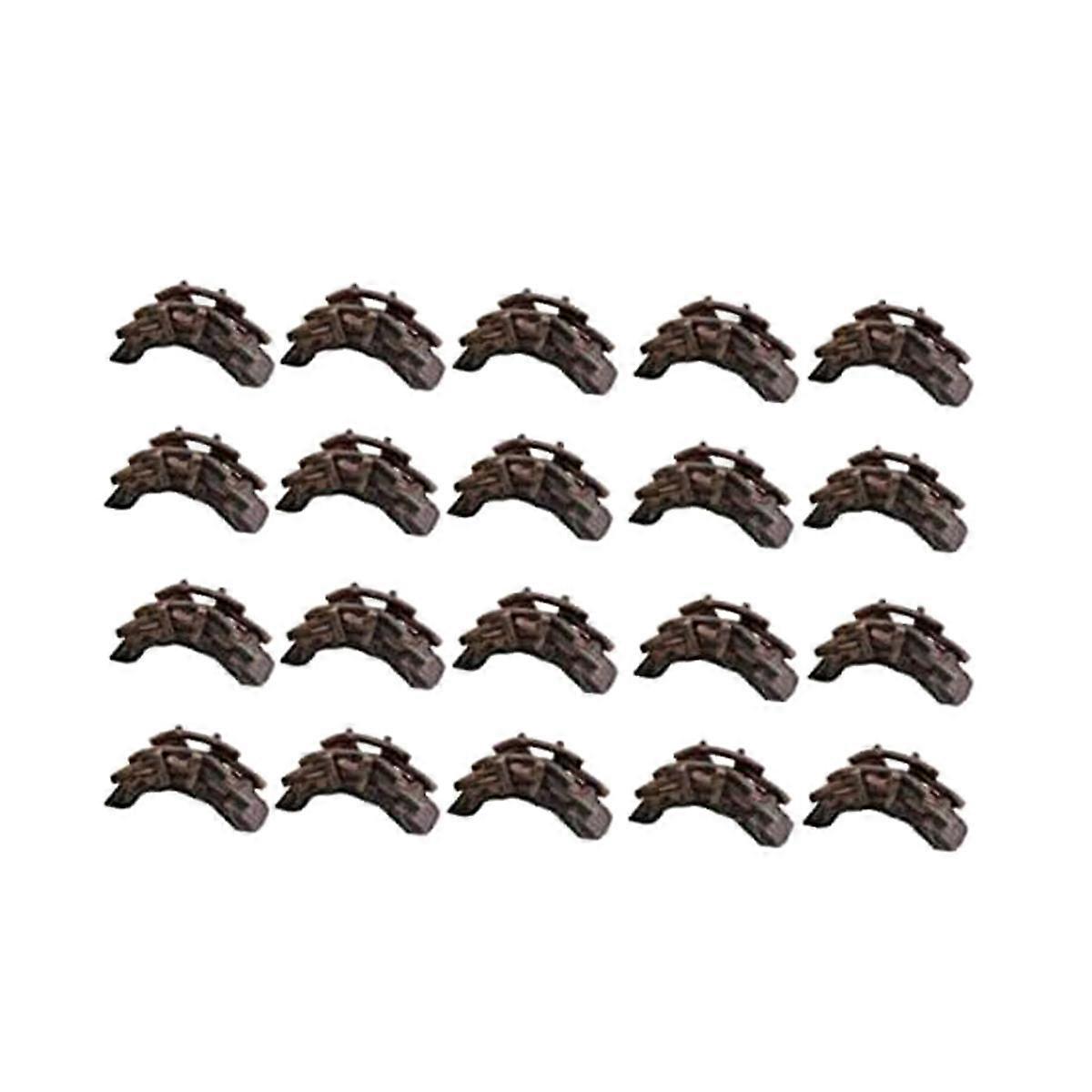 Miniture House Furniture 20 Pcs Small Bamboo Bridge Ornament Reptile Reptile Accessories Garden Ben