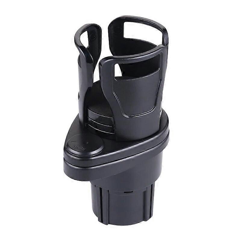 Car Cup Holder Expander Adapter 2 in 1 Multifunctional 2 Cup Mount Extender 360 Rotating Bottles Drink Holder