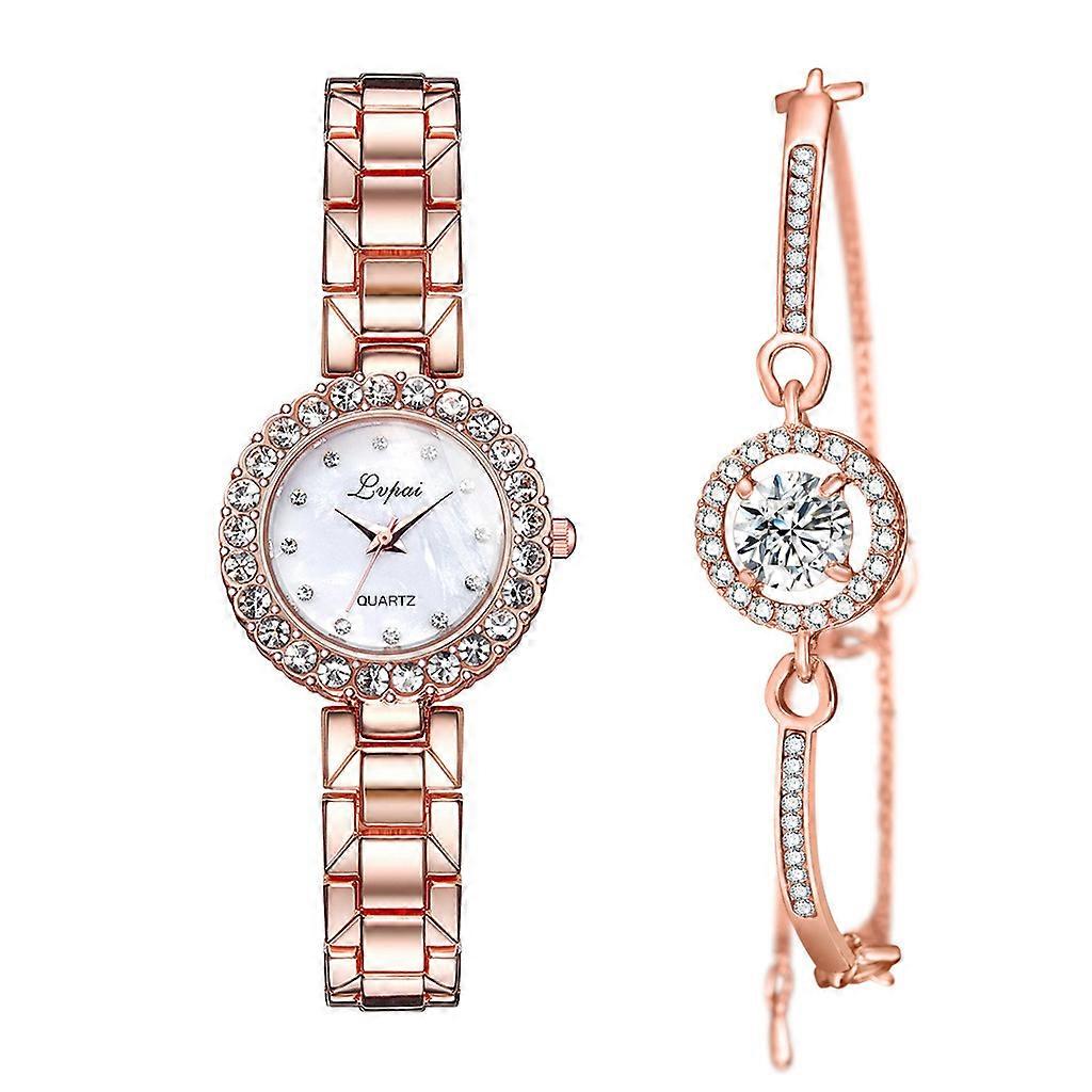 Fashion Women's Quartz Watch OHPA P1114 Jewelry Buckle Set with Diamond Waterproof Watch