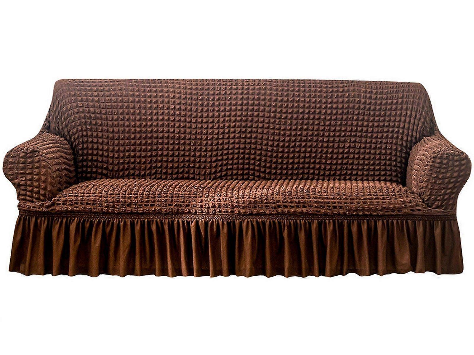Sofa Cover Stretch Sofa Cover for 3 Seats Coffee