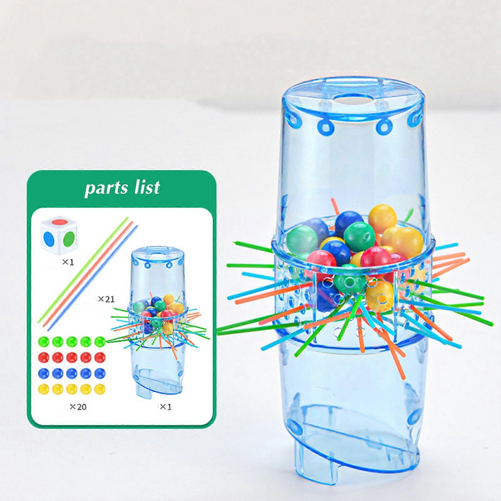 Classic Game with Beads Sticks Stackable Balance Game Educational Toys for Children Interactive Toys Set