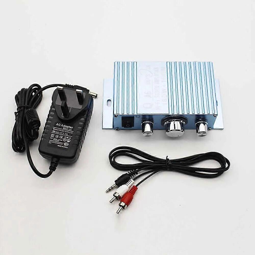 Με καλώδιο 12V3A Power+Audio 180 W MINI Digital Hi-Fi Car Power Amplifier 2.1CH Digital Subwoofer Stereo BASS Audio Player