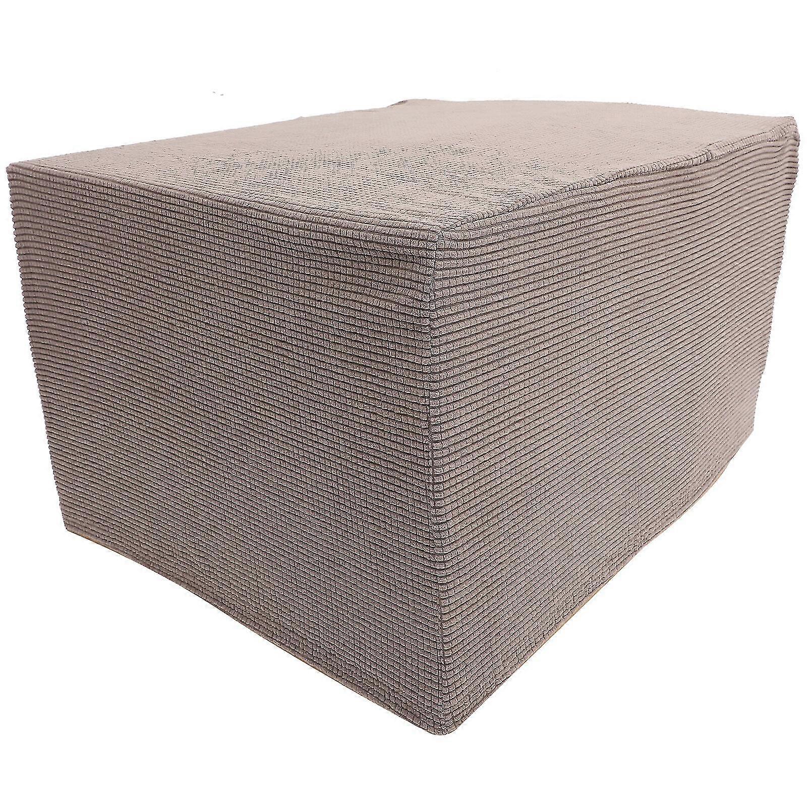 Housse de tabouret carrée, housse de repose-pieds extensible, housse de siège de tabouret de remplacement