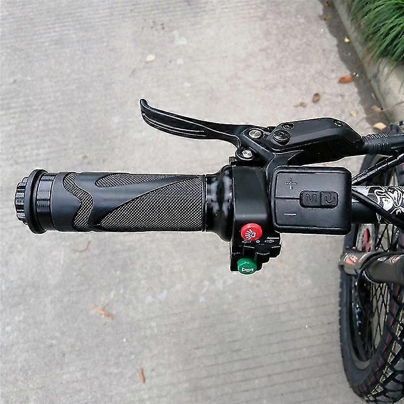 Electric Bike Throttle Grip 24v 36v 48v Connector E Bike Twist Throttle For Motor Electric Bicycle