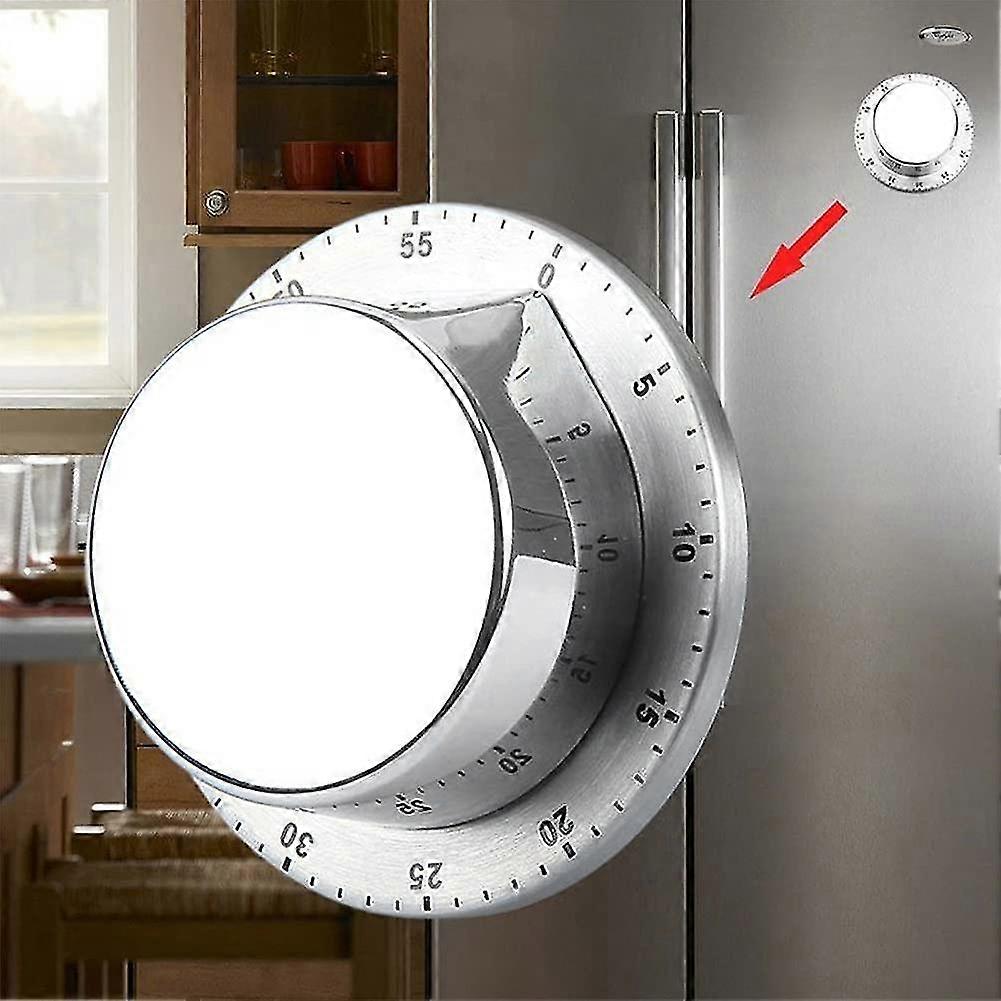 Küchen-Countdown-Timer mit lautem Alarm, magnetischer Kochtimer aus Edelstahl mit lautem Alarm