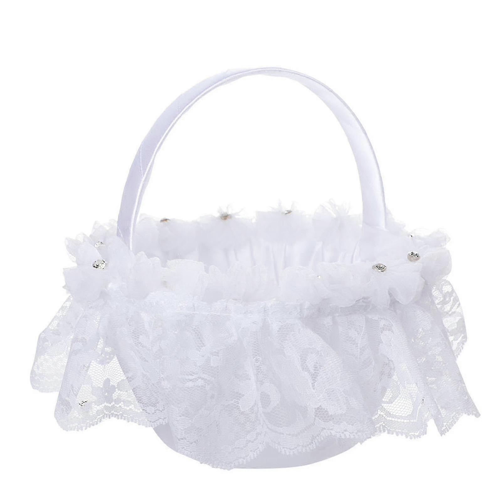 Toller Blütenkorb, tragbar, romantischer Blütenkorb.