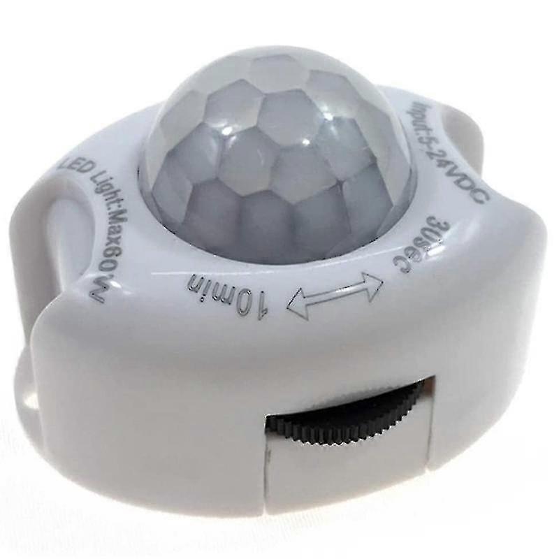 Pir Infrared Motion Sensor Detector Dc5-24v Auto On Off Timer Switch