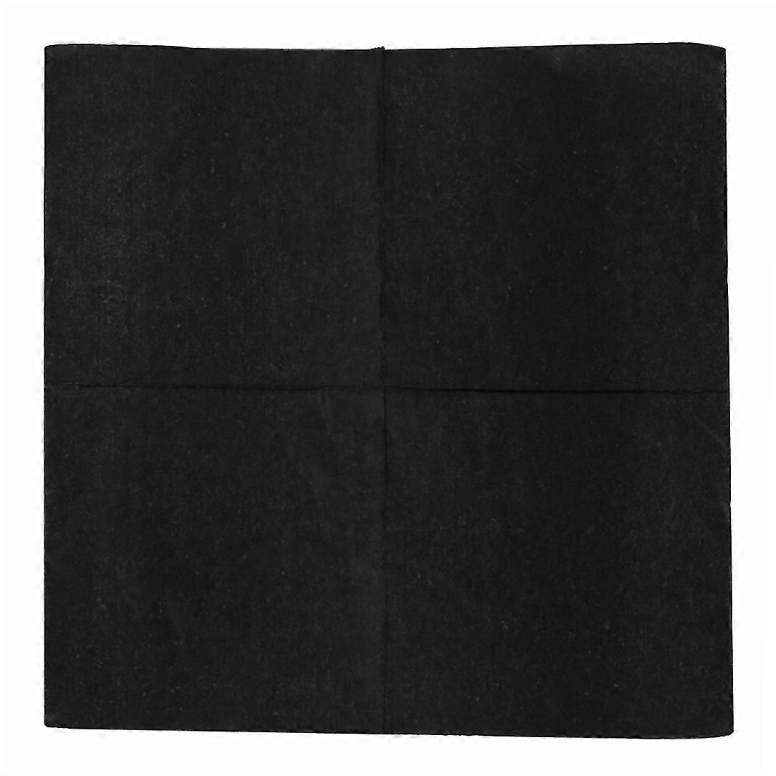 1 Pack Solid Color Printed Paper Napkin (black)