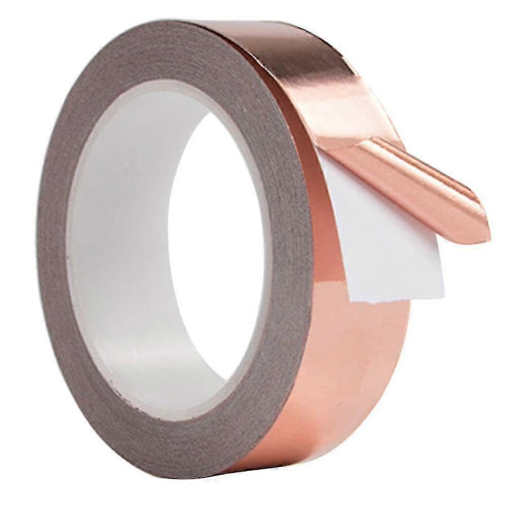 30mm Waterproof Pure Copper Tape Self-adhesive High Temperature -t