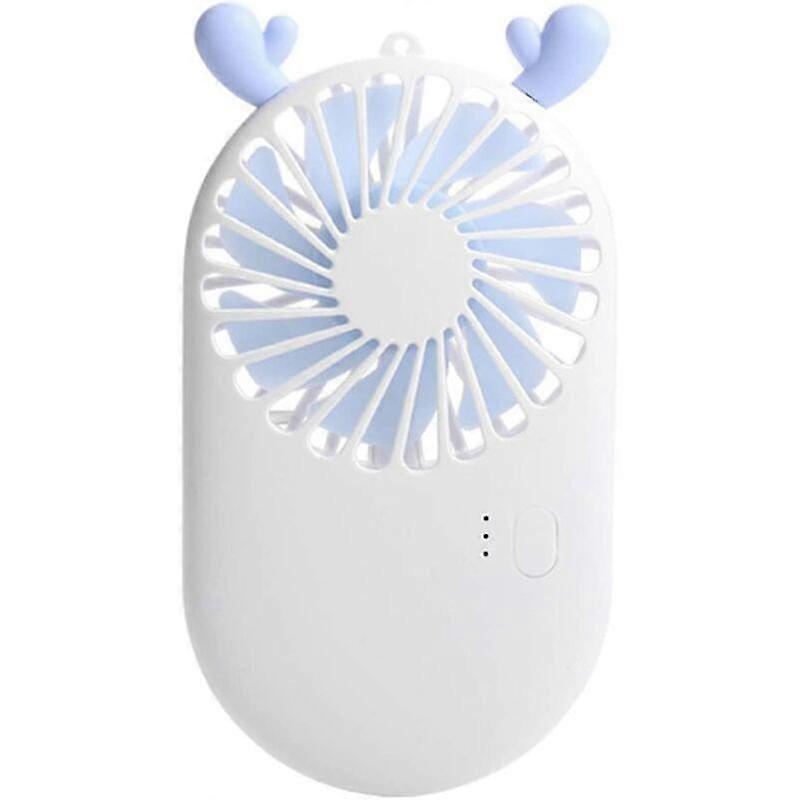 Powerful Mini Table Fan, Portable Electric Fan With 800 Nah Battery, Quiet