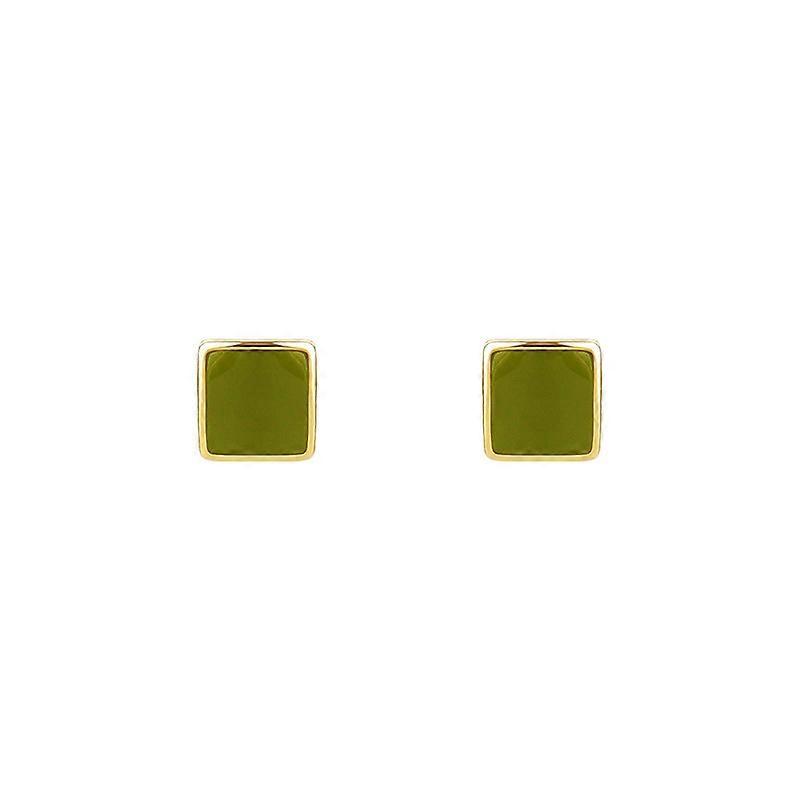 2PCS quare zircon inel