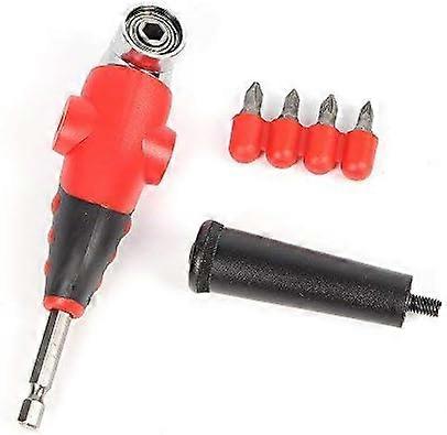 1/4 Inch Right Angle Driver Screwdriver Drill Repair Tool, 105 Degree Angle