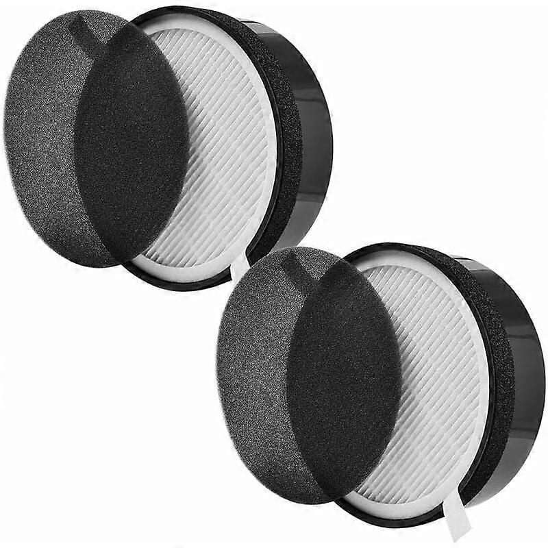 Keepow Lot de 2 filtres de rechange pour purificateur d'air Levoit LV-H132 True HEPA et filtres charbon actif