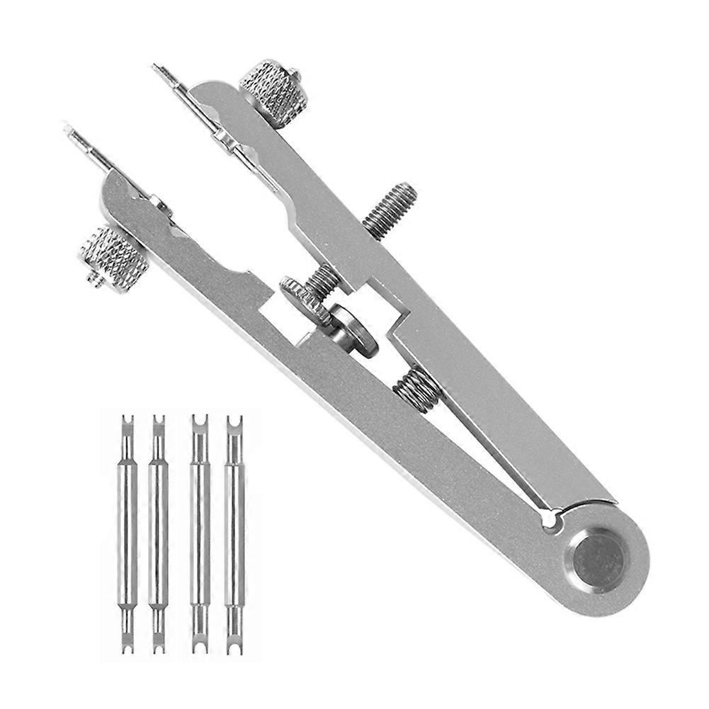 Pliers for removing and replacing standard spring bars from watch straps