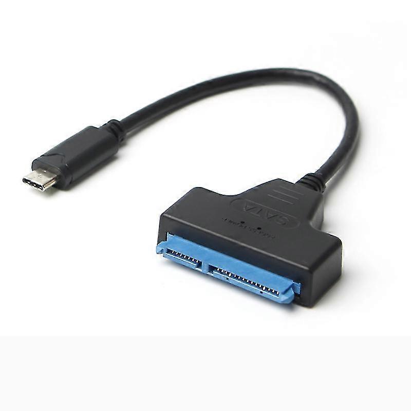 USB 3.1 typ C (USB C / 3-kompatibel) till Sata III 2.5-tums hårddiskadapter