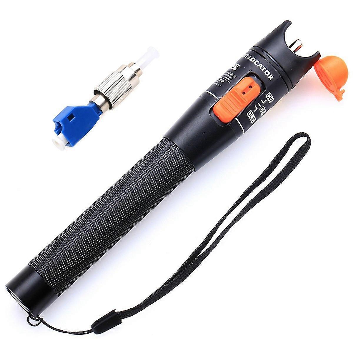 Localizzatore visivo di guasti in fibra 10 mW, tester per cavi in fibra ottica VFL con penna a luce rossa, adattatore per interfaccia LC/FC/SC/ST