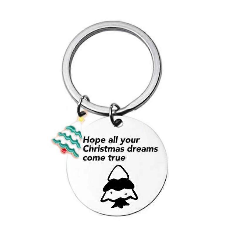 INF Christmas Tree Bell Keychain festlig semesterpresent Model 1