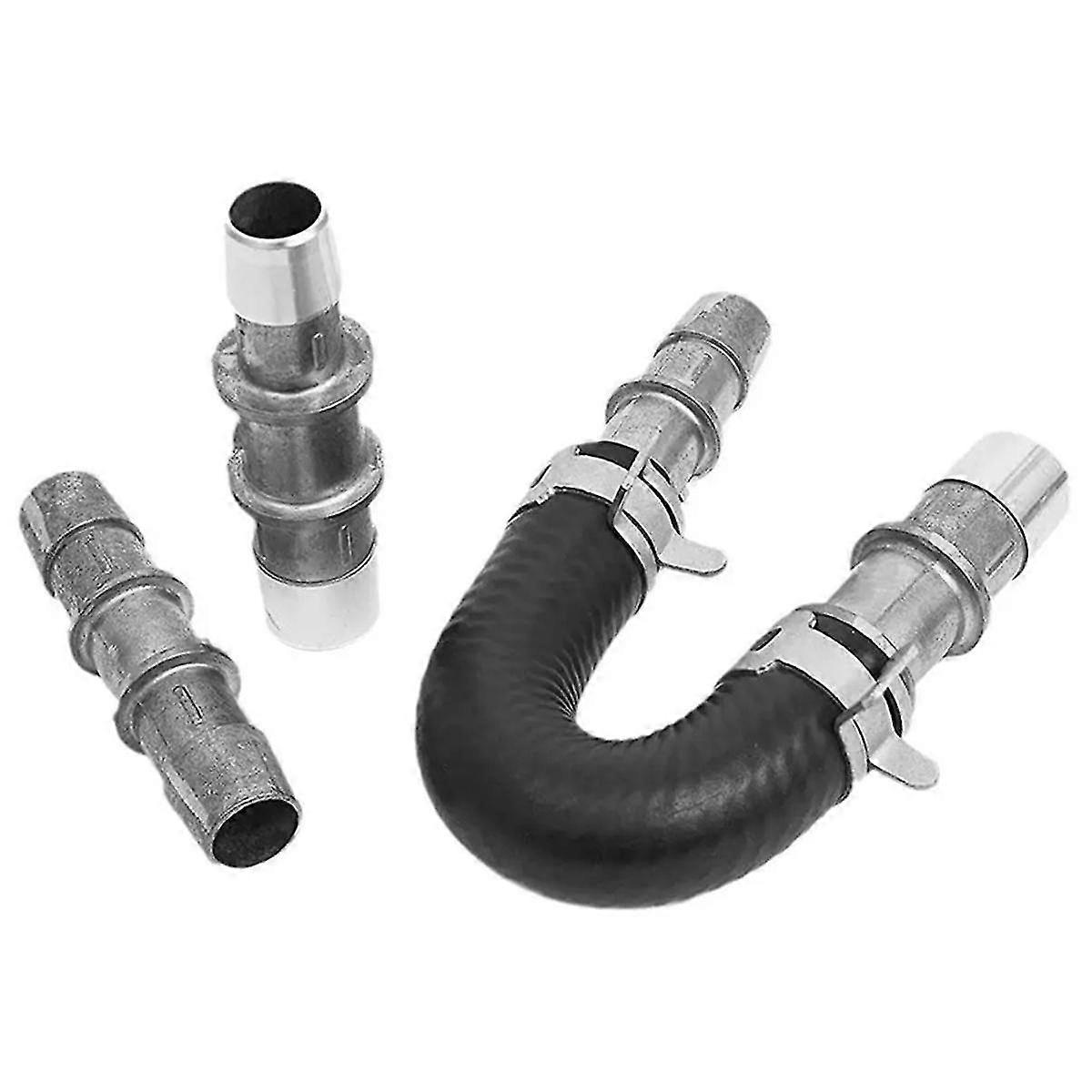 Upgrade Aluminum Engine Heater Core Bypass Hose Kit U-Tube Hose for 626-001