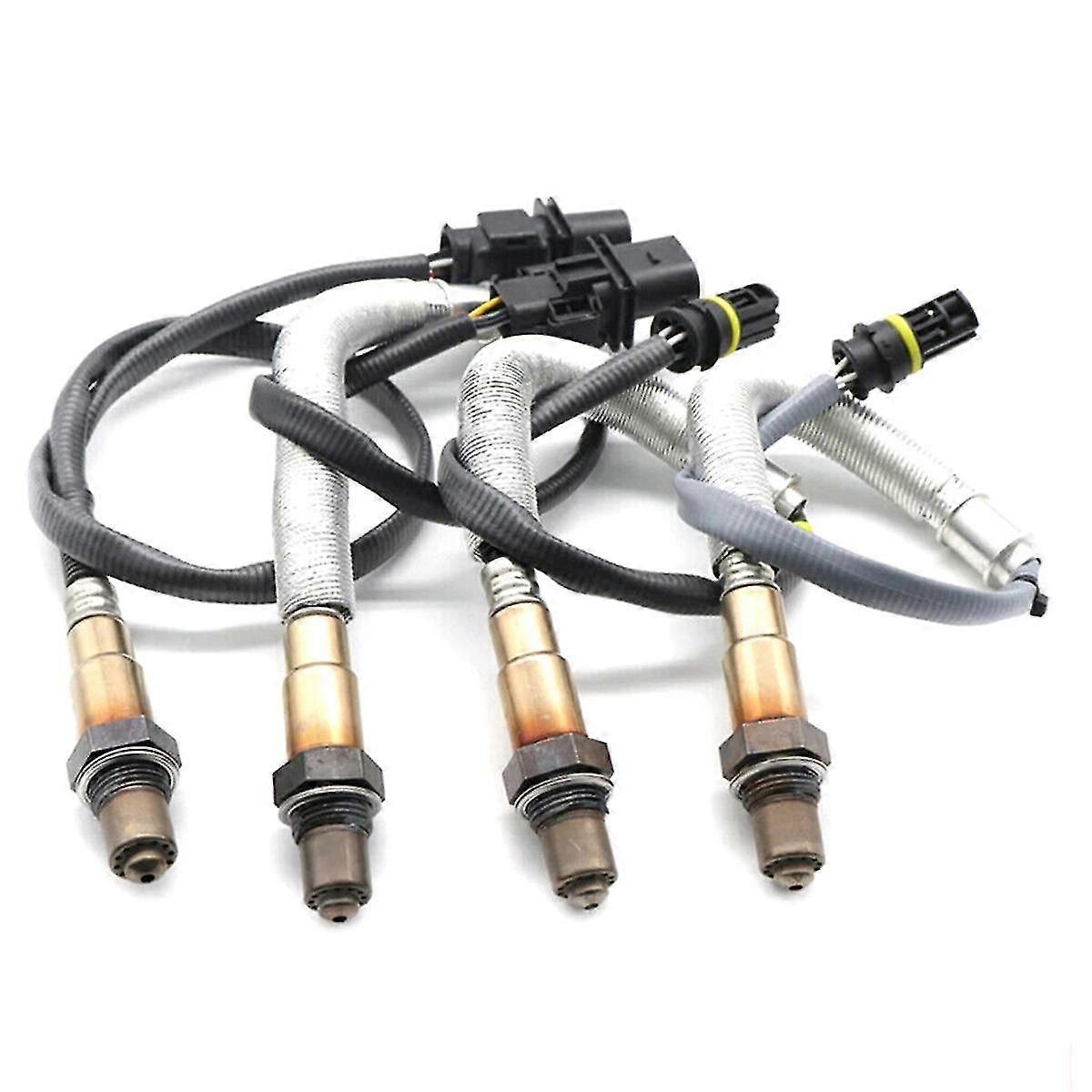 4Pcs 11787570481 11787545243 11787535269 11787570104 Up+Downstream O2 Oxygen Sensor compatible with 1 3 120I 320I E90 X1 E84