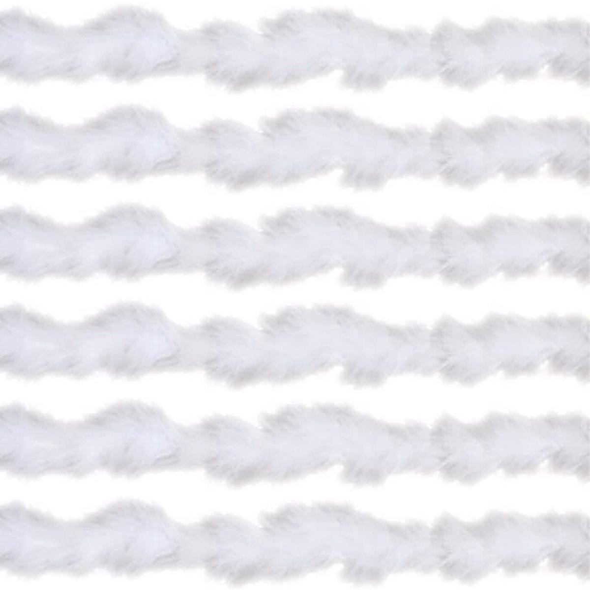 6 stk julekrans, hvit glitter ild dekorasjon