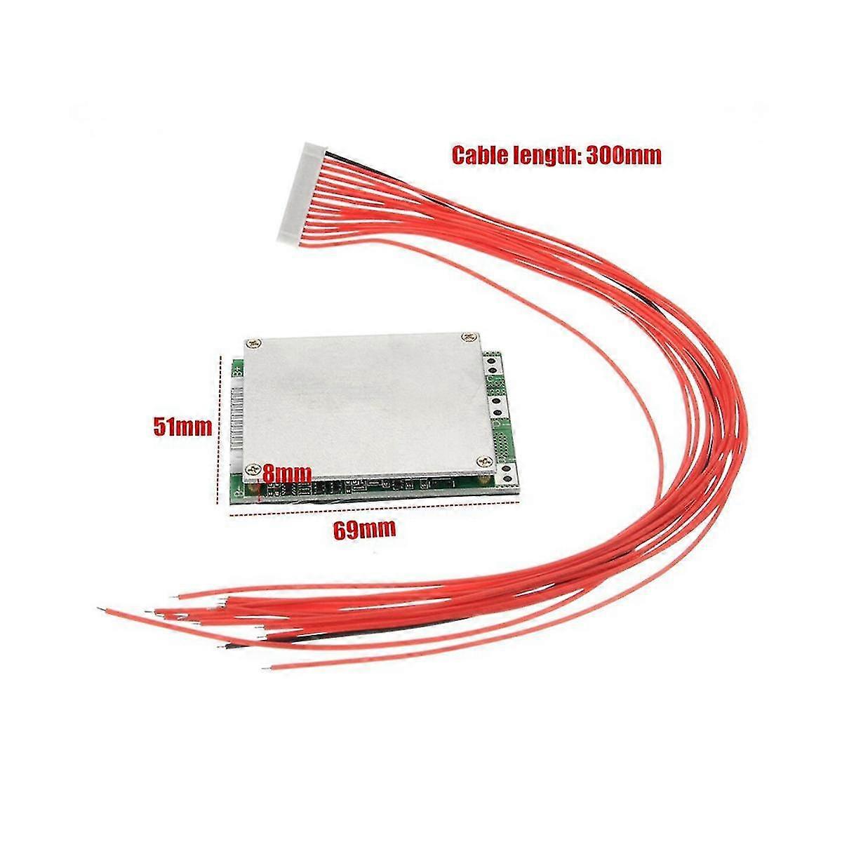 13s 48v 35a Lithium- Battery Charging Bms Protection Board Split With Equalizing Electric Vehicle B