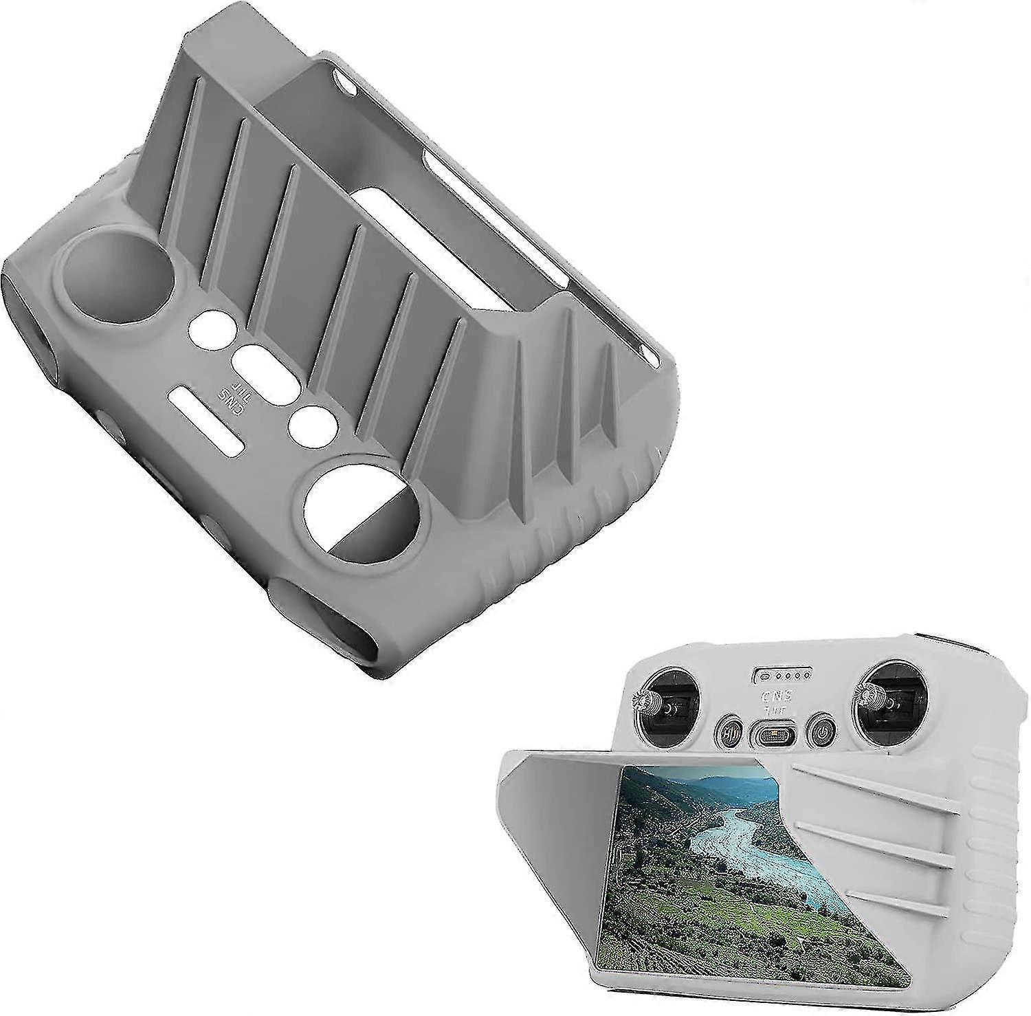 Silicone Case For Dji Mini 3 Pro, Mini 3 Pro Rc Controller Silicone Protective Cover With Sun Shade