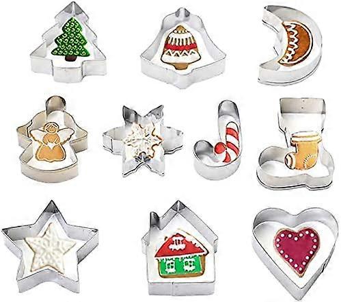 Halloween Cookie Cutters Set 16 Shapes Biscuit Cutters Halloween - Ghost Bat Pumpkin Cat Witch Spider Skull Gingerbread Man Etc for Baking Sta