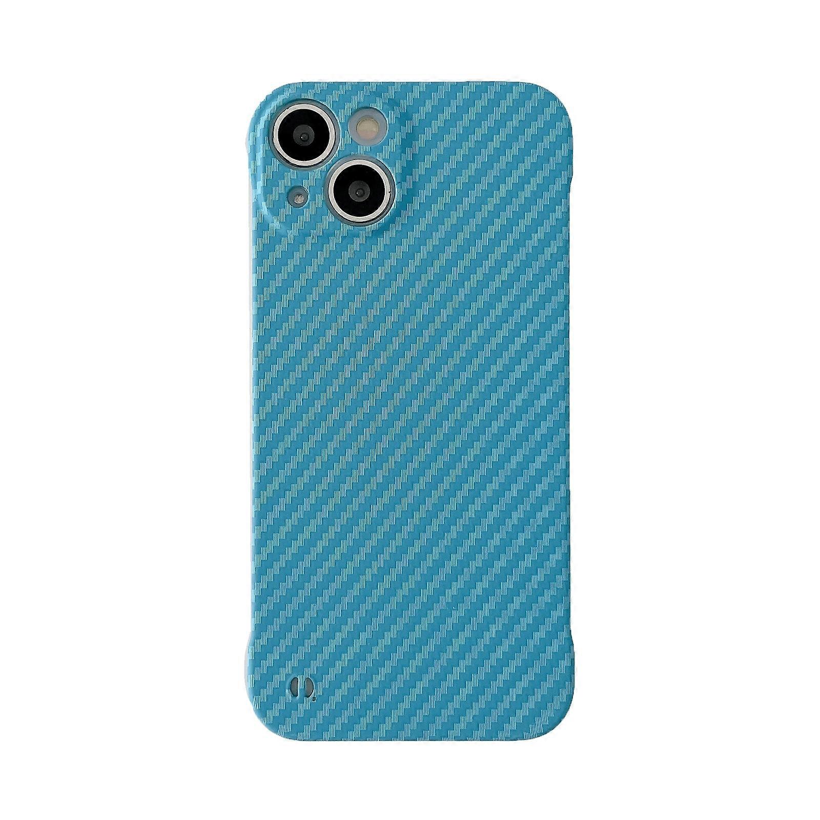 Carbon Fiber Texture PC Phone Case For iPhone 14