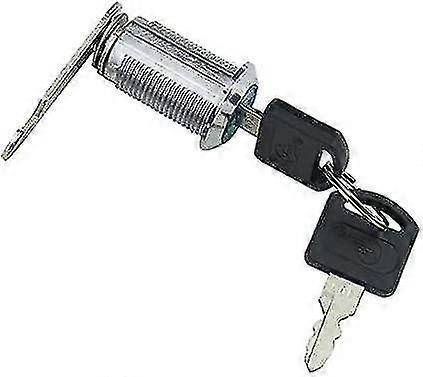 Cam Lock With Drawer Lock With 2 Keys For Mailbox, Drawer, Cupboard, Cabinet, Silver25mm_s