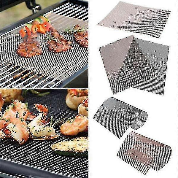 Bbq Grill Net, Reusable Easy Grill Mesh, Barbecue Net, Bake Mats, Mesh Heat Resistant Bbq Cooking Mesh Mat For Grilling Cooking Easy To Clean