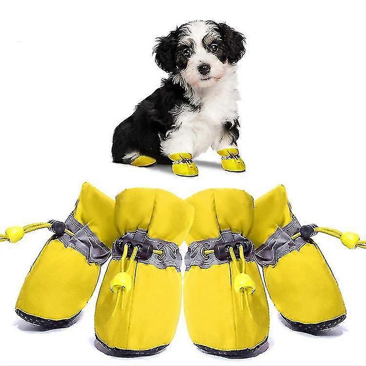 Dog Shoe Paw Protector(4pcs-yellow)