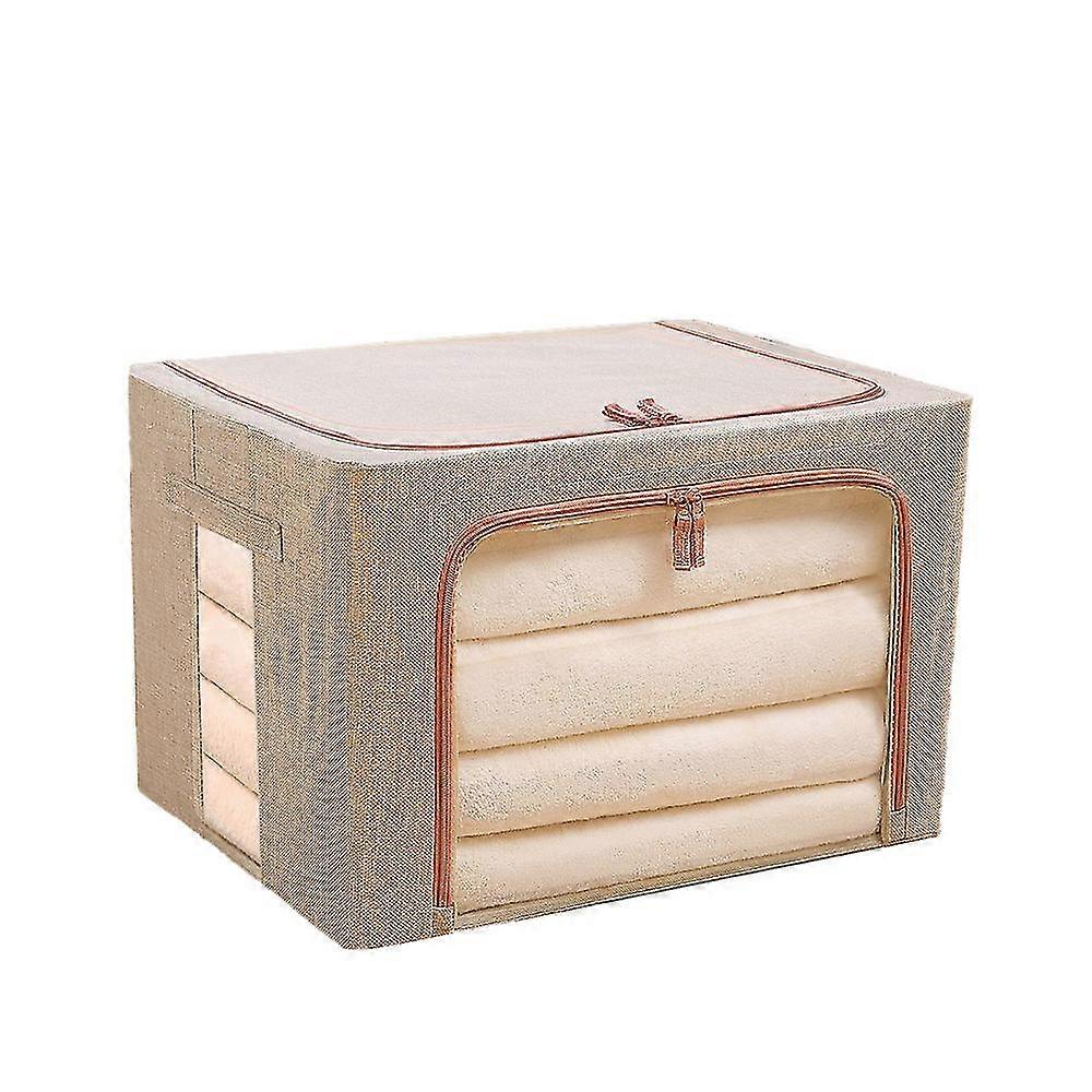 Clear Window Handles Closet Organization Clothes Storage Baskets Foldable Containers Bedroom 66l