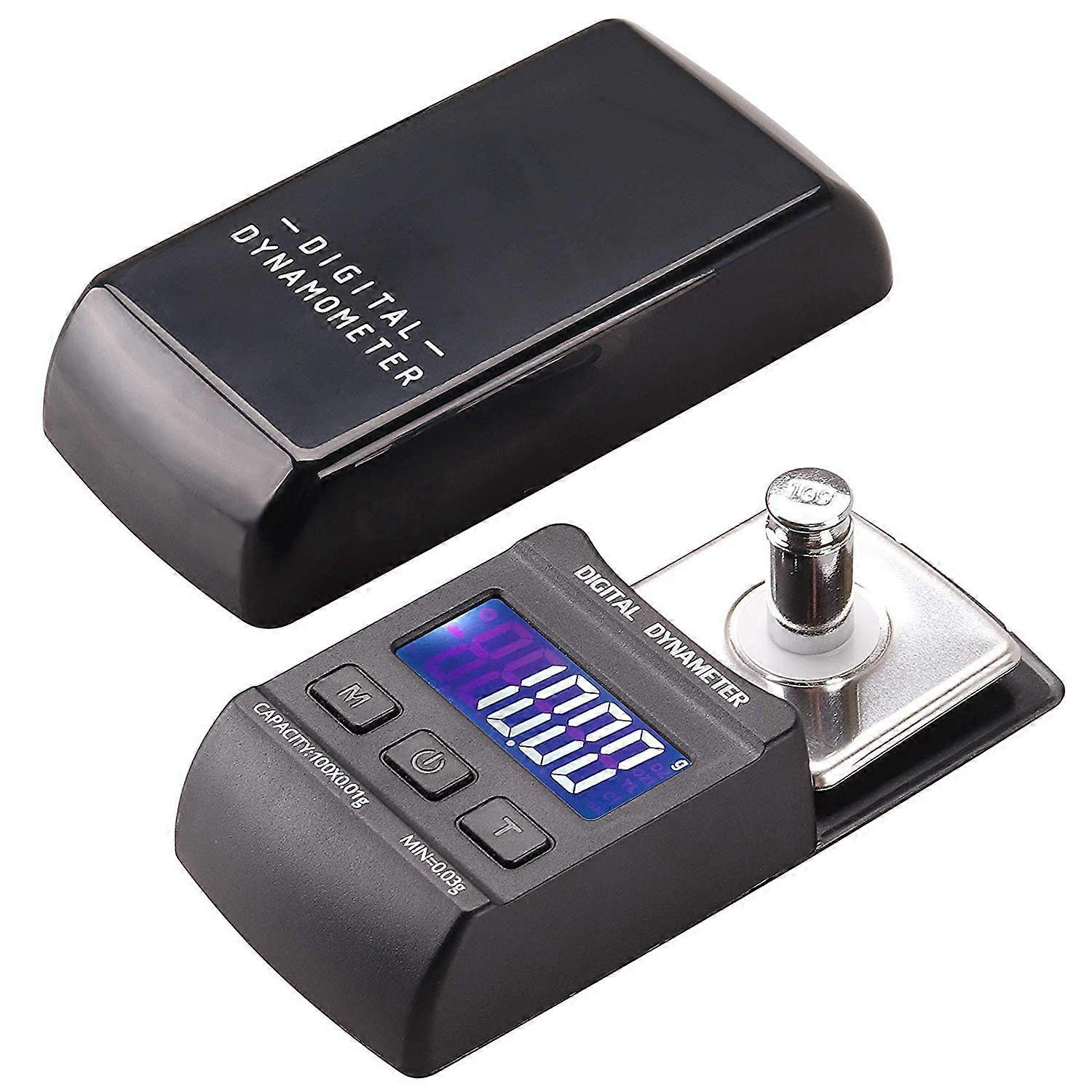 100G / 0.01G Digital Turntable Stylus Force Meter LP Record Player Needle Pressure Gauge with 10G Calibration Weight