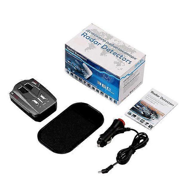 V9 12V Car Radar Detector English Russian Digital Display Auto Speed Voice Alert Warning Speed Control X K Ka Band Anti Slip Mat