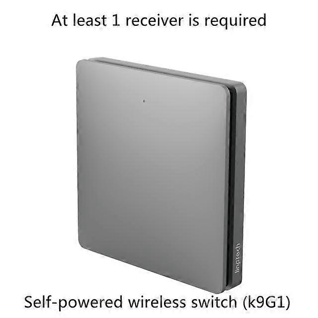 Linptech Self-Powered Wireless Switch No Wiring No Battery No WiFi Required with Receiver Remote Control ip67 Waterproof