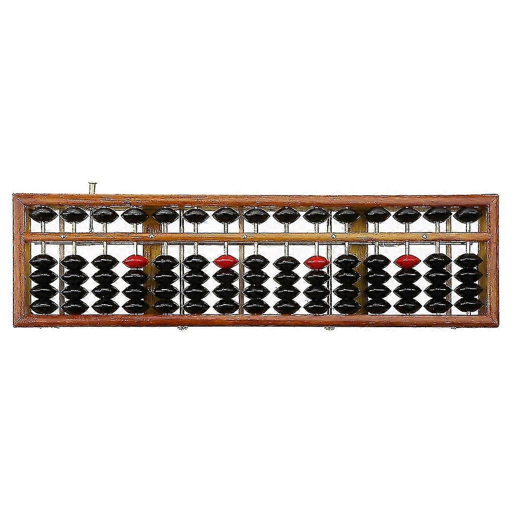 Professional Wooden Abacus Calculator With Reset Button For Accountants Clerks Xixi