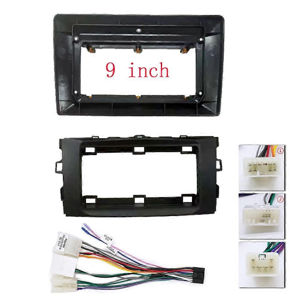 10/9 Inch For TOYOTA Auris 2006-2012 Car Radio Android Stereo MP5 Player Casing Frame 2 Din Unit Fascia Dash Cover Panel Trim