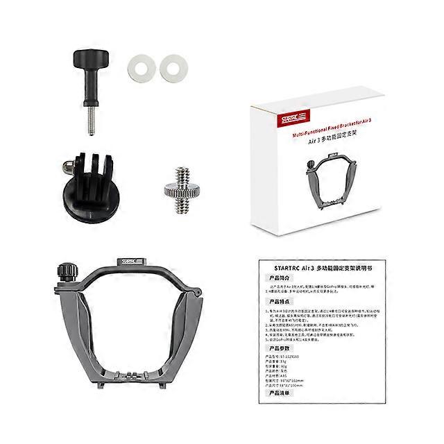 Expansion Bracket for DJI Air 3 Drone Camera Mount Strobe Light Holder, with 1/4 Screw Adapter, Compatible with DJI Action 4/3 GRemote Control Toy Acc