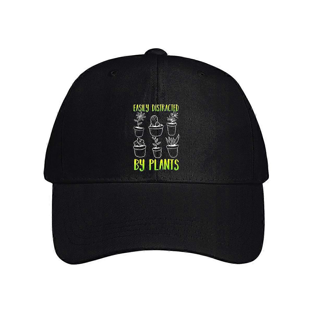 Easily Distracted By Plants Baseball Cap