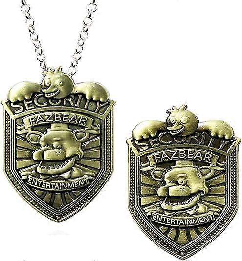 FNAF Pięć nocy w Freddy's Security Badge Przypnij srebrne prezenty Nowość