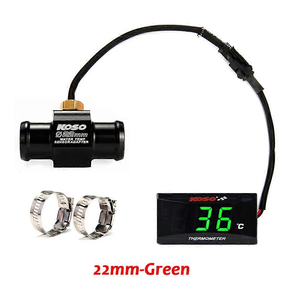 Motocicleta KOSO Indicator de temperatură a apei Mini metru Termometru Moto Universal pentru XMAX300 CB400 MT 07 09 Senzor Scooter Racing