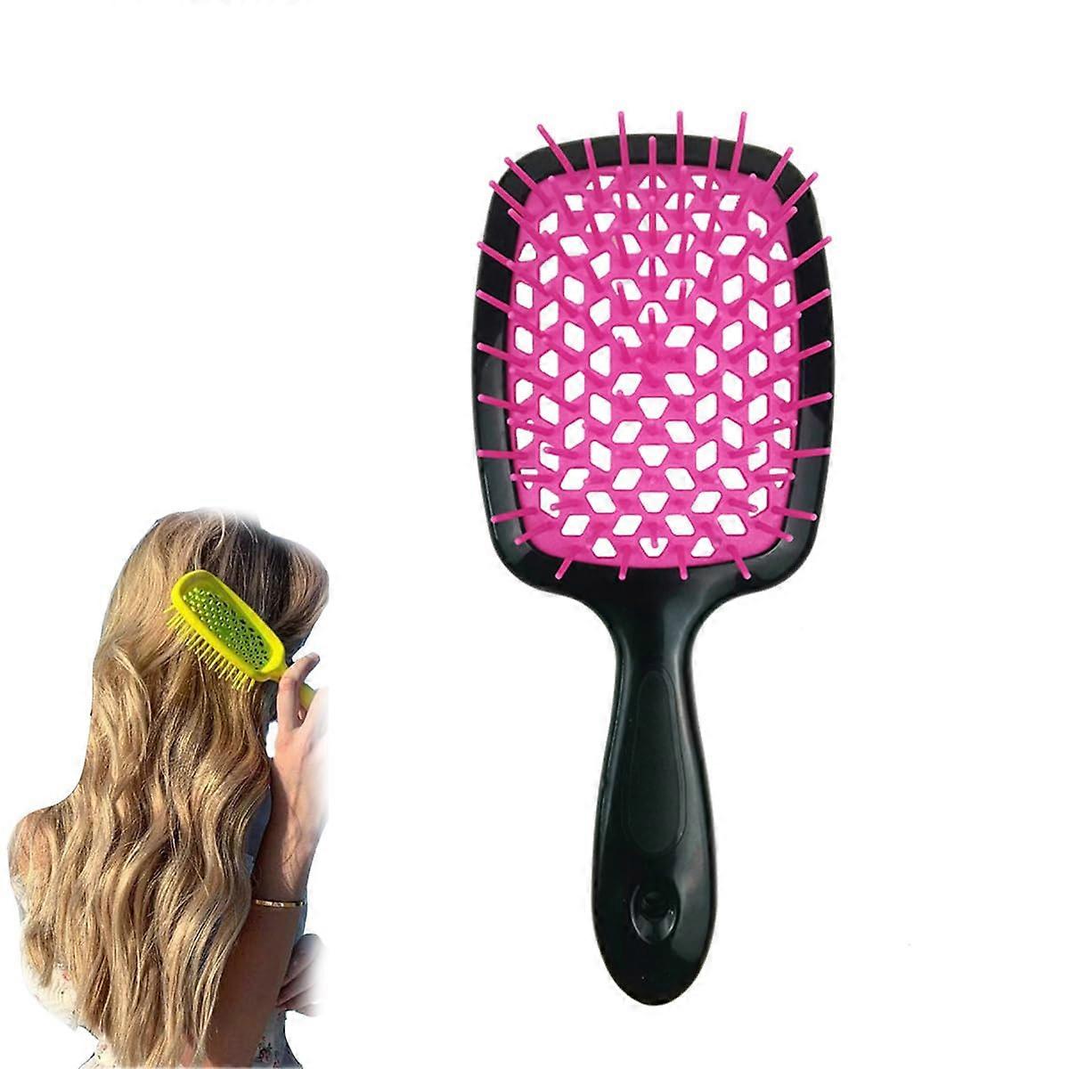 Brosse à cheveux démêlante, 2023 Nouvelle brosse à cheveux démêlante pour cheveux bouclés Les cheveux mouillés et secs enlèvent facilement l’enchevêtrement
