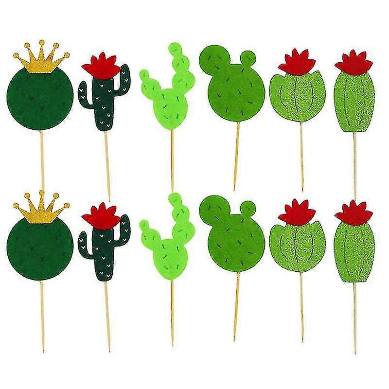 40pcs Hawaiian Cake Decoration