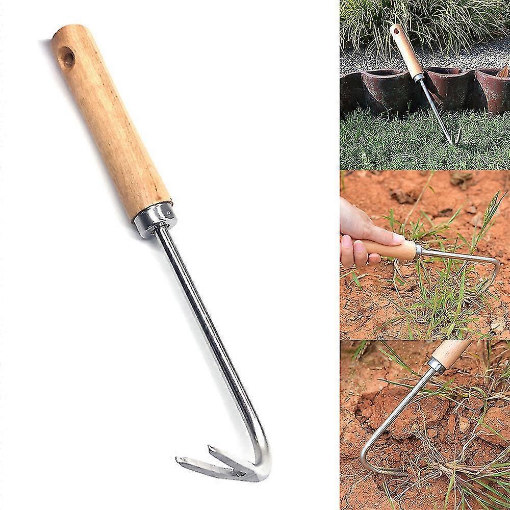 Hand Weeding Tool Weed Remover Puller Fork Lawn Garden Tools