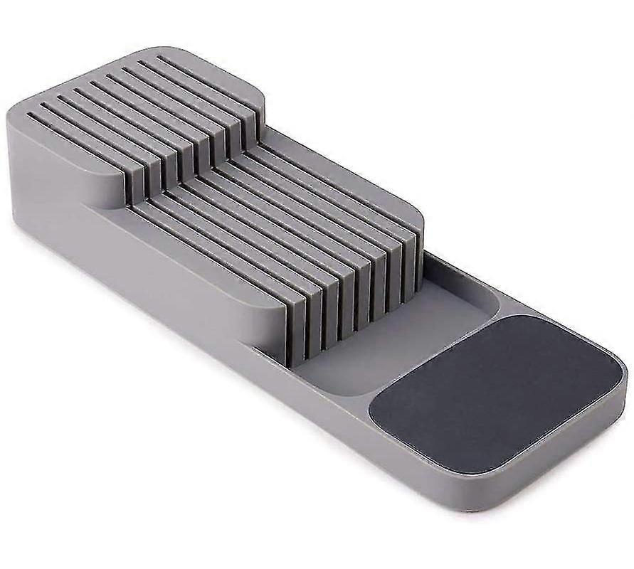 Two-tier Horizontal Knife Block ,keeps Kitchen Drawer Organizer Tray For Knife Kitchen Storage