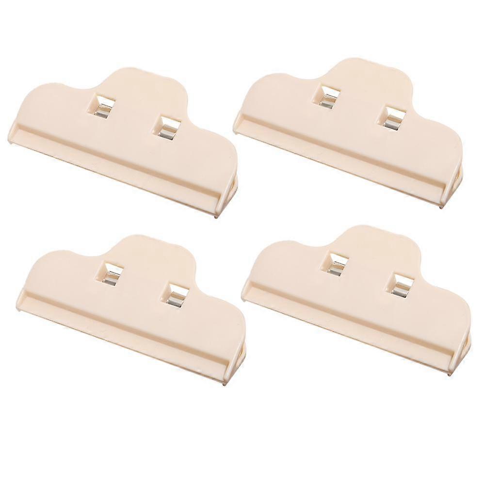 4pcs κλιπ τροφίμων - κλιπ τσαντών τσιπ s ευρεία βαρέων καθηκόντων κλιπ τσιπ, μεγάλα κλιπ τσαντών για την αποθήκευση τροφίμων