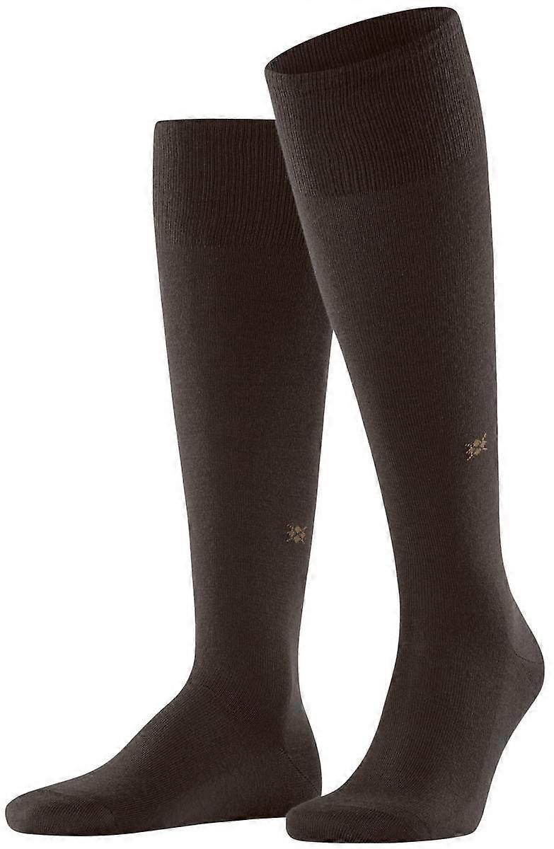 Burlington Leeds Knee High Socks - Dark Brown