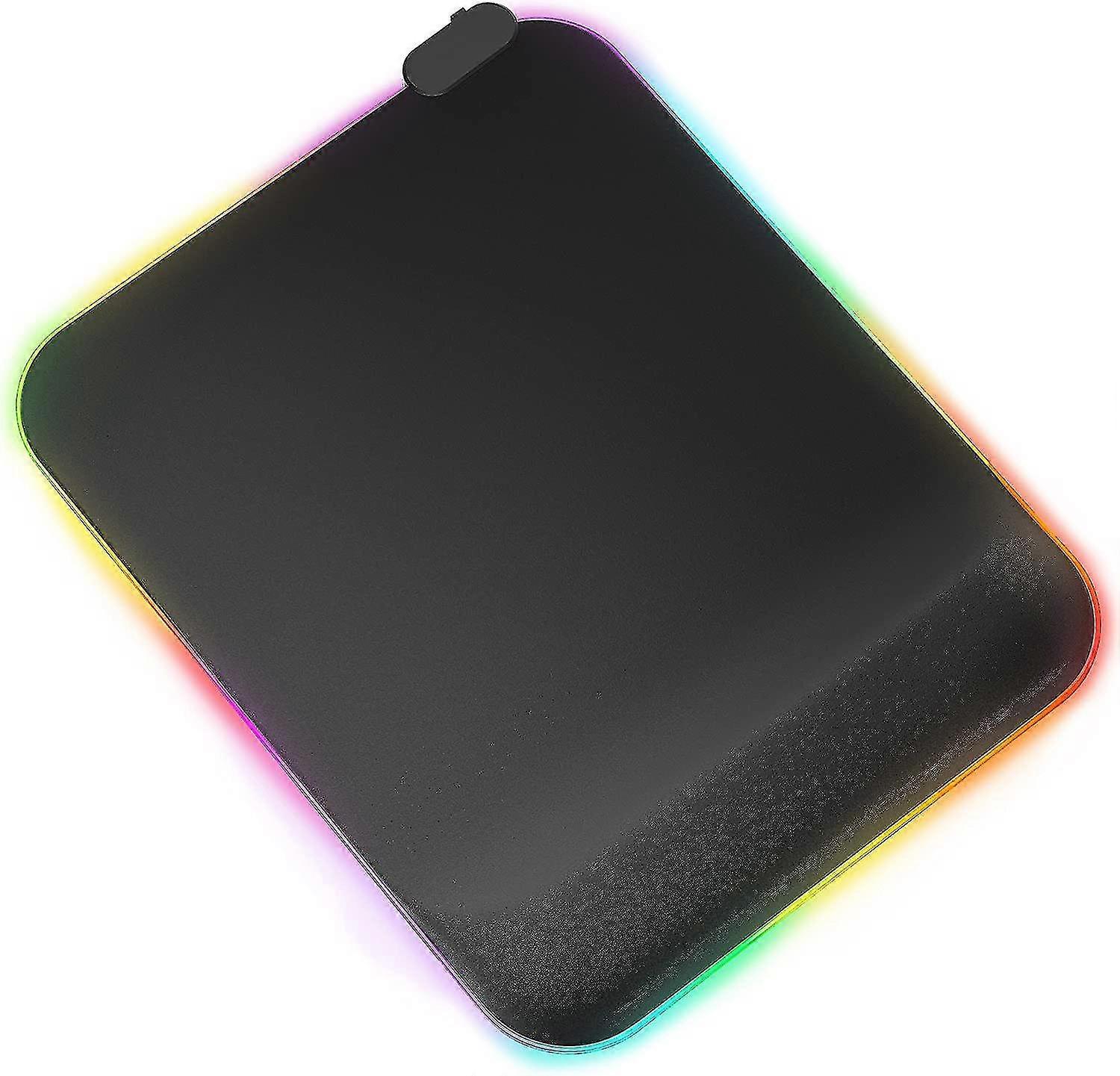 Gaming Mouse Mat Pad With Wrist Support, Ergonomic Led Mouse Pad With 14 Lighting Modes