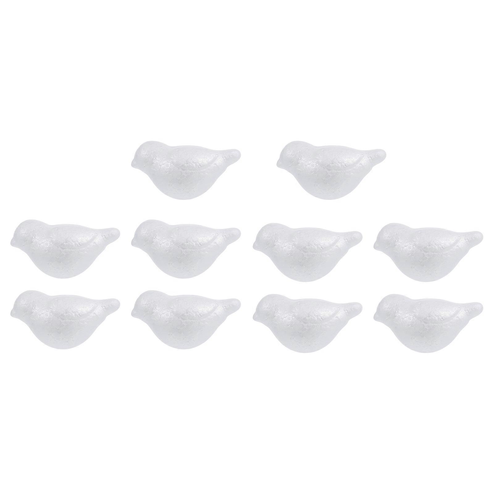 10kpl lasten käsityö- ja taidetarvikkeet lintumuotin maalauslelut DIY-koristelu