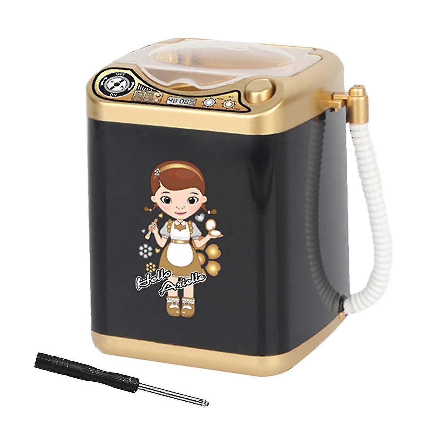 Beauty Blender Machine à laver, machine à laver éponge de maquillage, mini machine à laver (noir) --- (niubi)